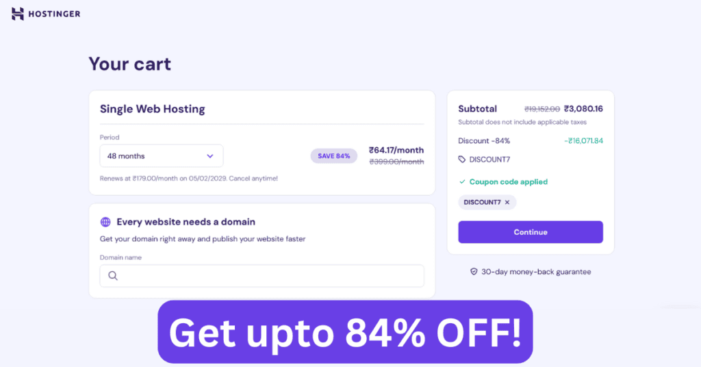 Hostinger Discount Code